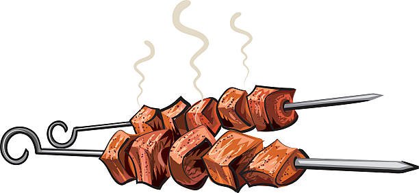 Шашлык рисунок