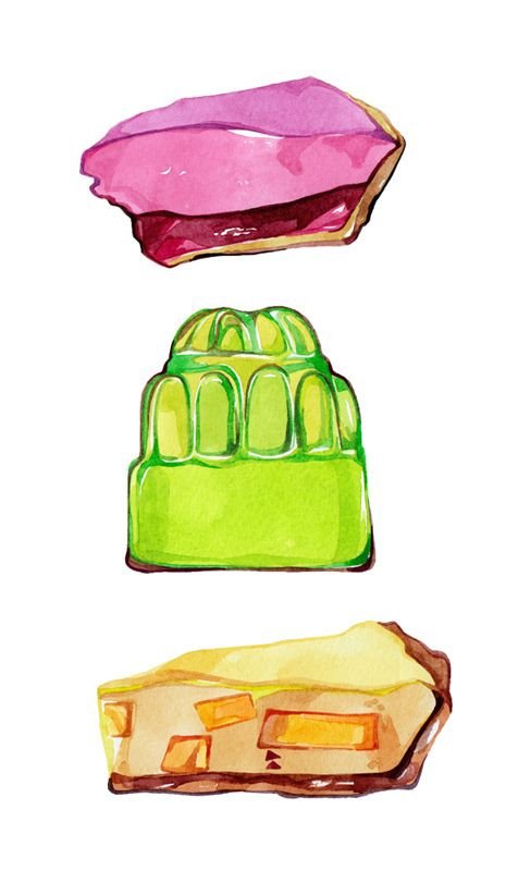 Нарисовать желе