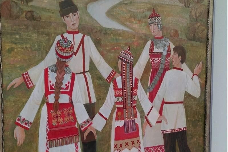 Чувашский национальный костюм Акатуй