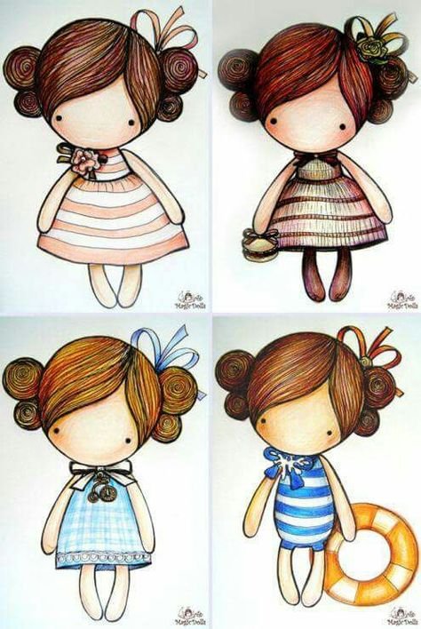 Кукла рисунок