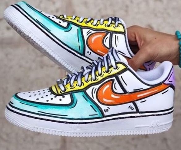 Кастом кроссовок Nike Air Force