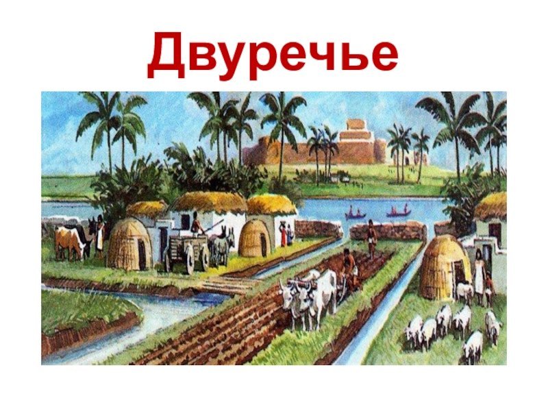Занятия жителей древнего Двуречья