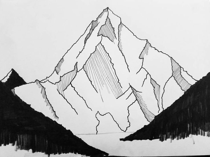 Горы для рисования