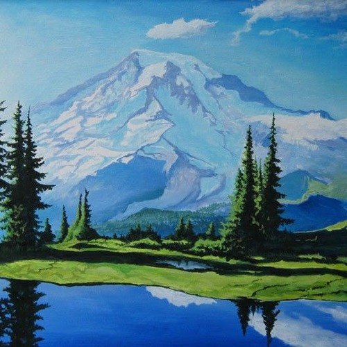 Пейзаж рисунок