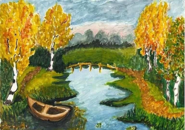 Пейзаж рисунок