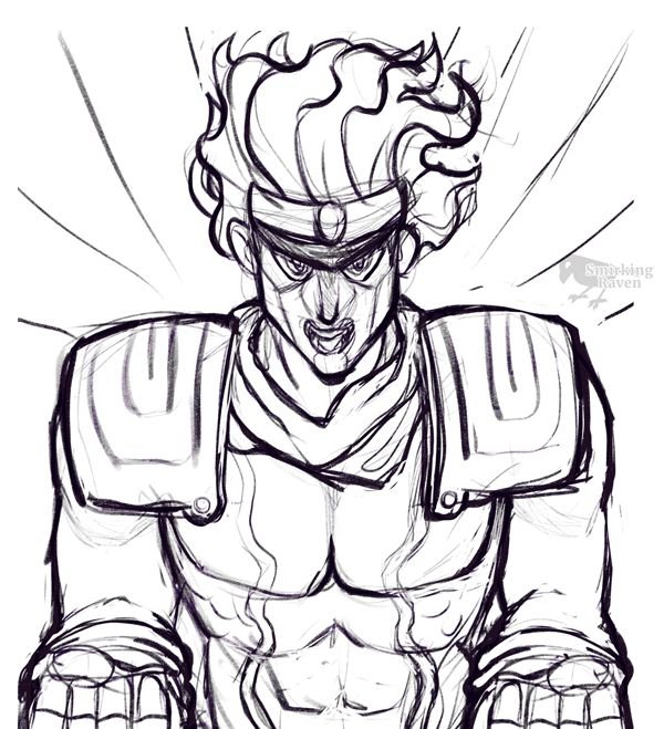 Стар платинум джоджо арт