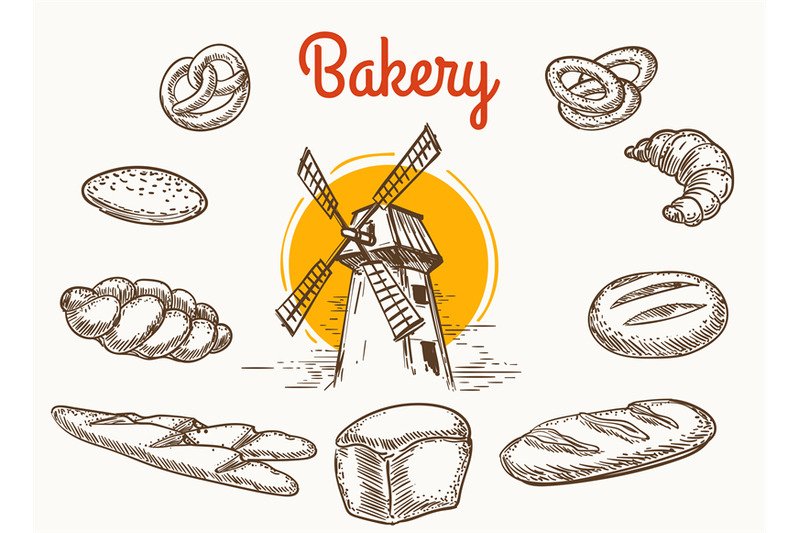 Пекарня рисунок