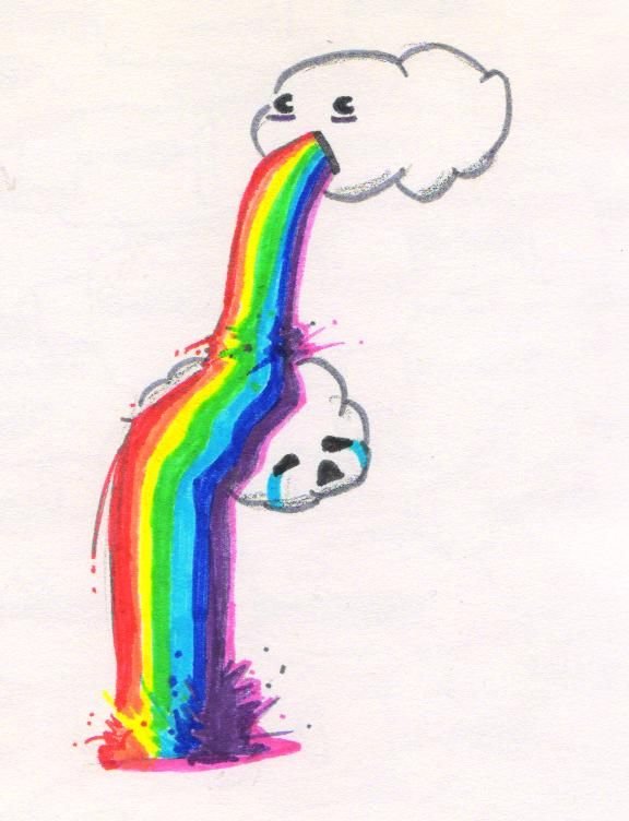 Радужные рисунки
