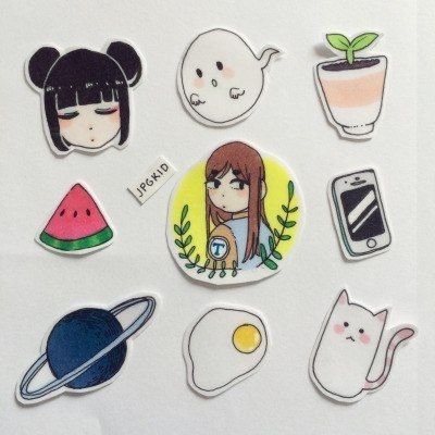 Картинки для наклеек для срисовки