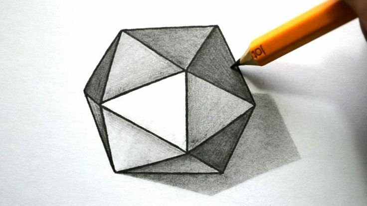3d рисунки карандашом