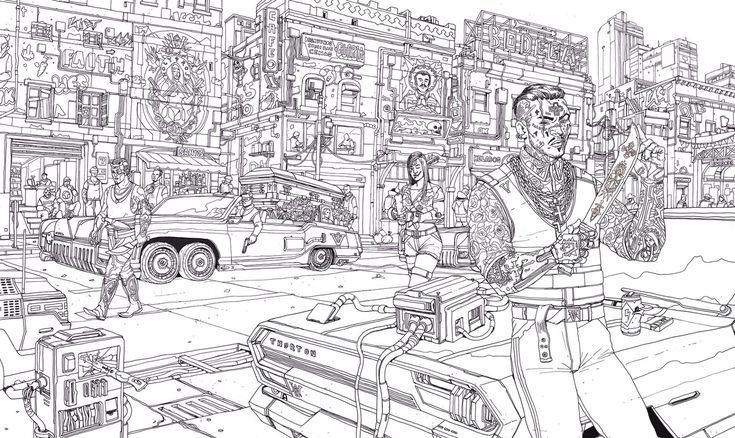 Найт-Сити Cyberpunk 2020