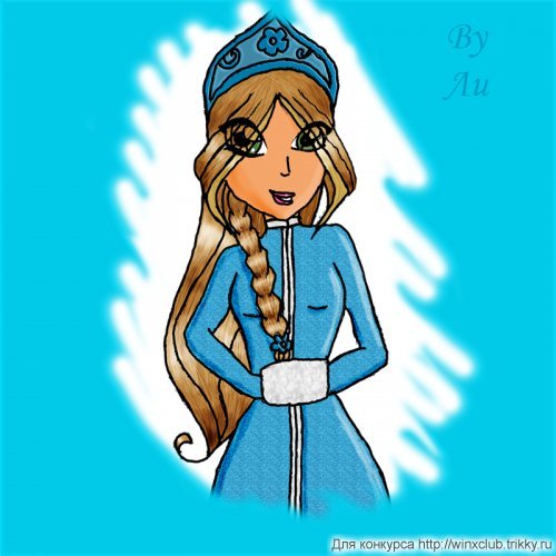 Картинки Снегурочки для срисовки