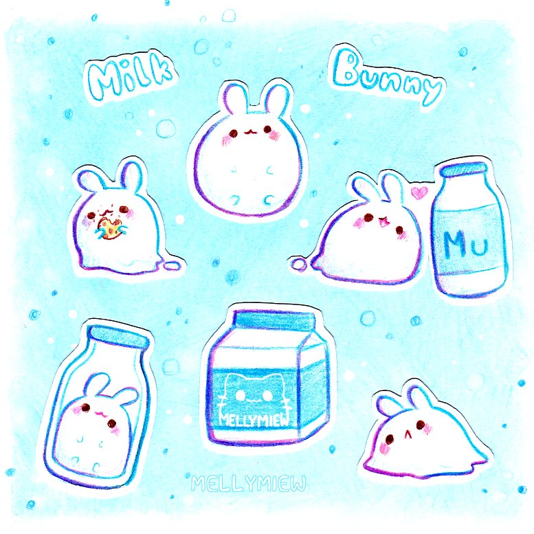 Молоко милое для срисовки