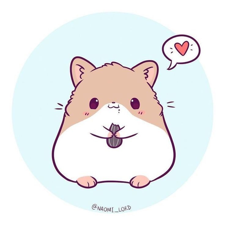 Хомяк рисунок