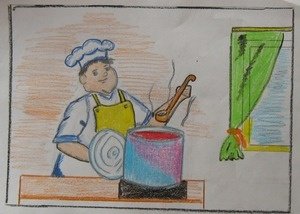 Детские рисунки на тему профессии
