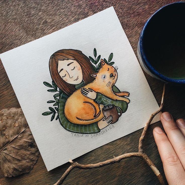 Идеи для рисунков в скетчбуке