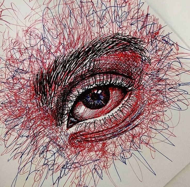 Рисунки карандашом глаза необычные