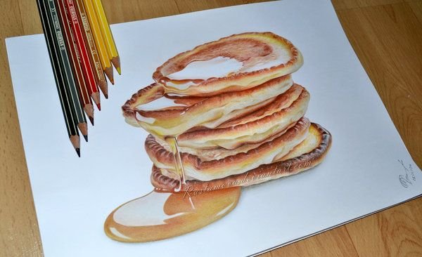 Блины карандашом