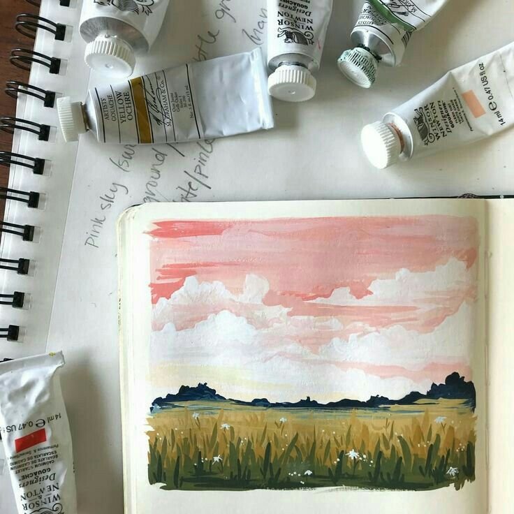 Рисунки гуашью