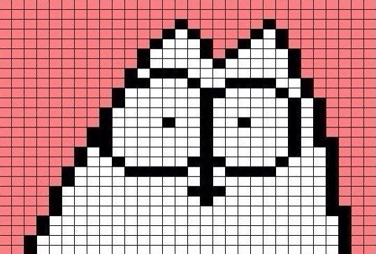 Рисунки по клеточкам э