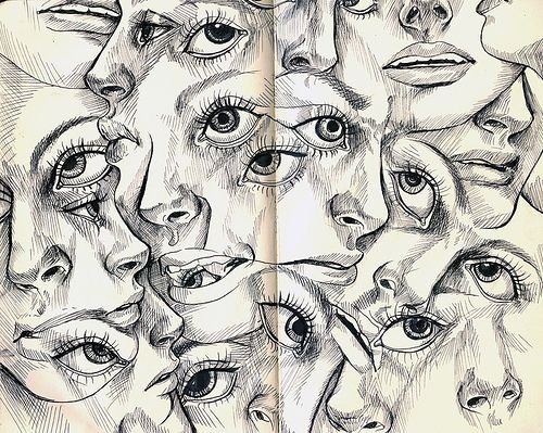 Эстетика лица рисунки