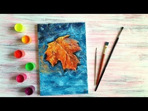 Простые рисунки красками