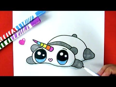 Рисунки для срисовки 365 Панда