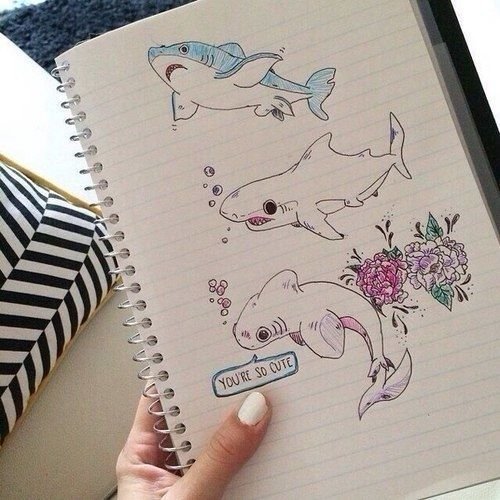 Рисунки маленькие для блокнота