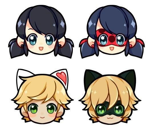 Леди баг и супер кот Chibi