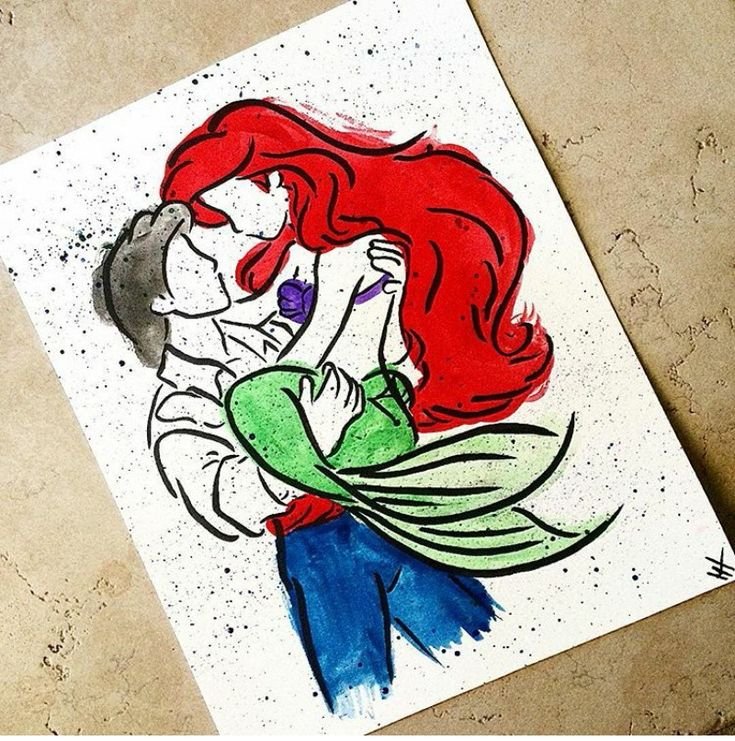 Ариэль рисунок