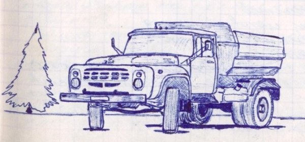 Нарисовать ЗИЛ 130