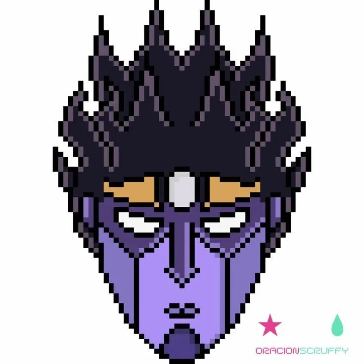 Джо Джо пиксель арт 32 на 32