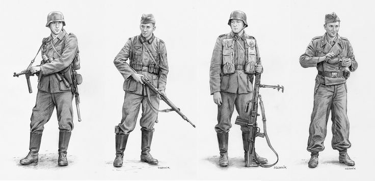 Солдат вермахта арт