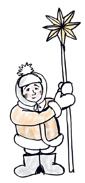 Рисунок на тему Коляда