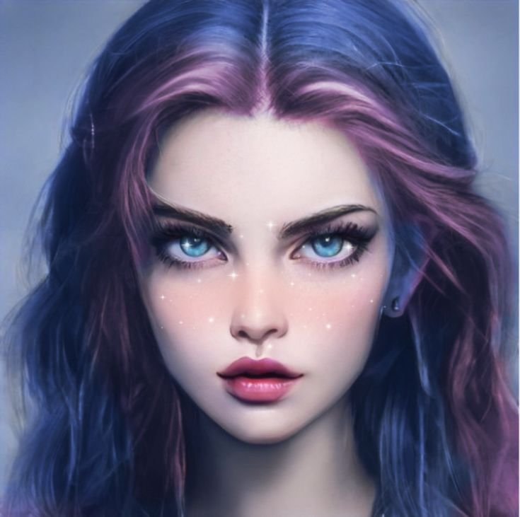Artbreeder girl Пинтерест