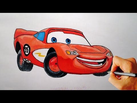 Машинка молния Маккуин рисунок