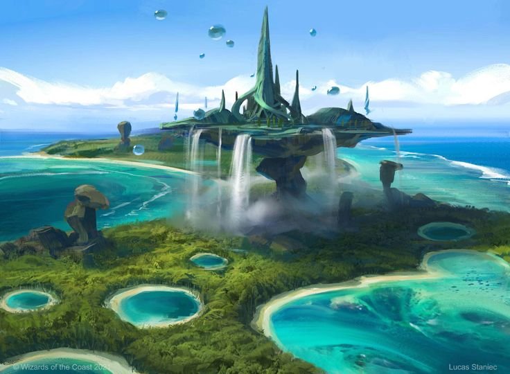 Красивые острова арт