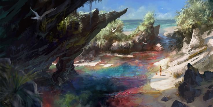 Сказочное море