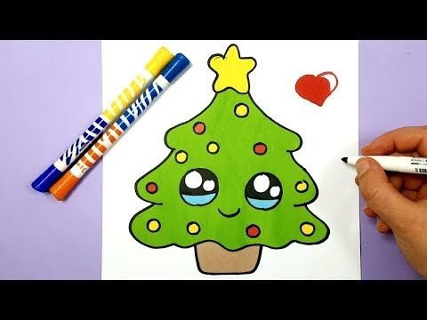 Елка для срисовки