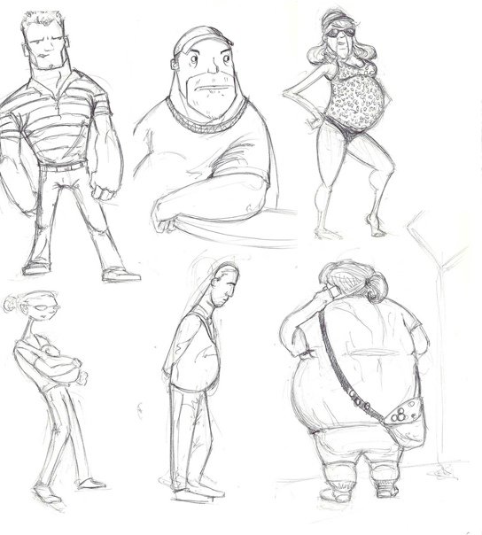 Толстый человек