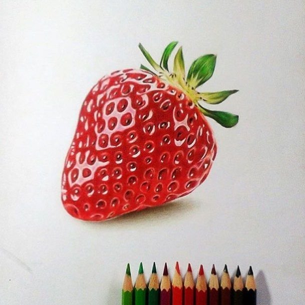 Клубника скетч