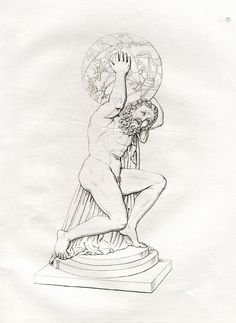 Атланты Гравюры