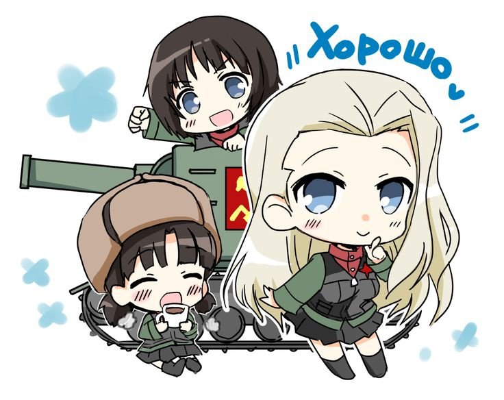 Аниме танкистки Нонна