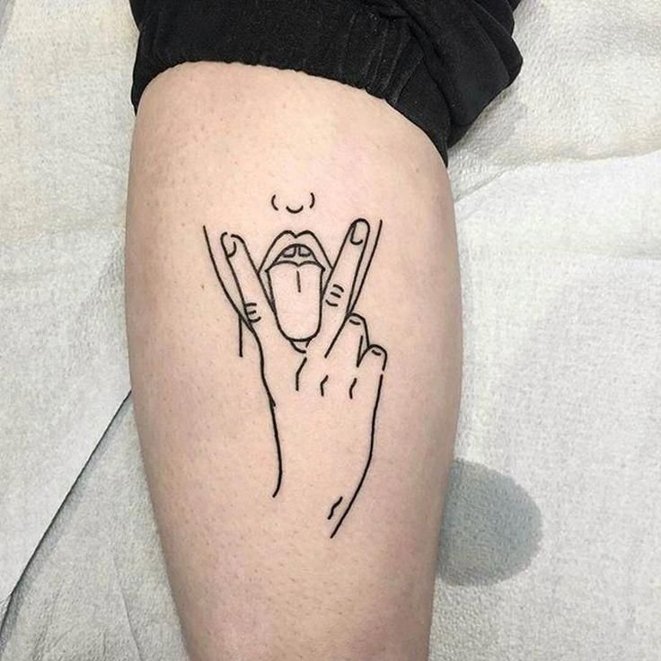Прикольные небольшие тату