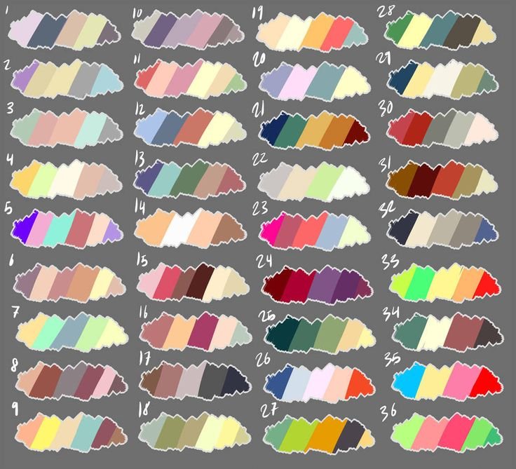 Палитры Palettes 1989