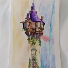 Башня Рапунцель рисунок