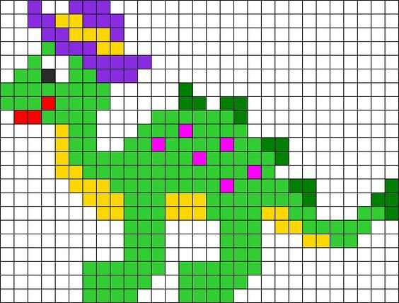 Рисунки потклеточкам для детей
