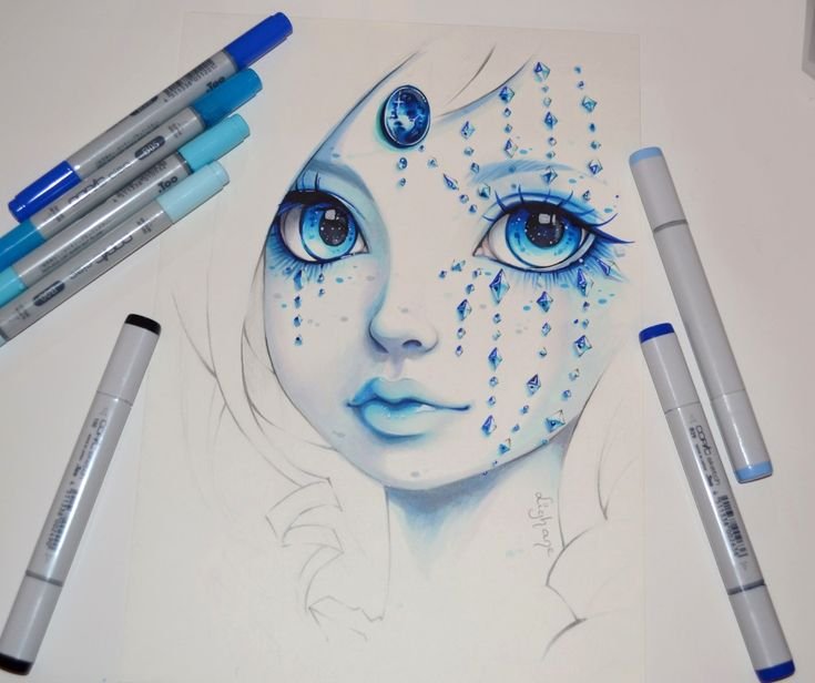 Рисунки фломастерами