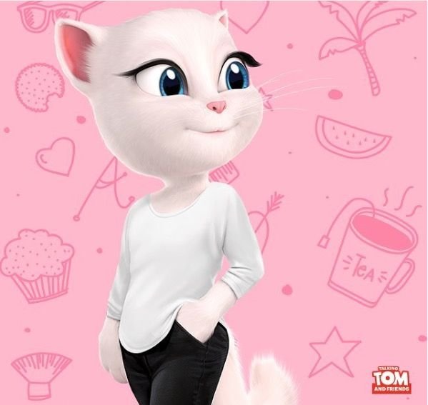 Игра talking Tom friends Анджела