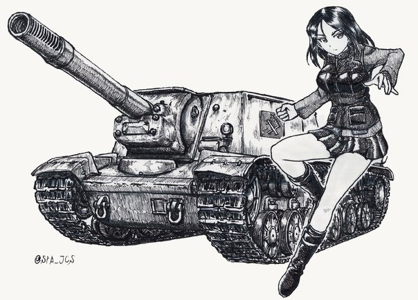 ИСУ 152 girls und Panzer